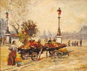 Marchands De Fleurs A Paris thumbnail
