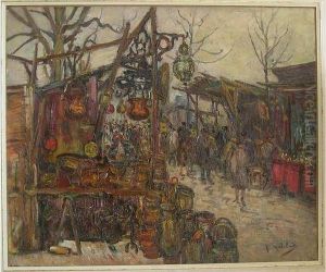 La Foire A La Ferraille by Gustave Madelain