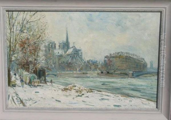 Vue De Notre Dame En Hiver - view 1