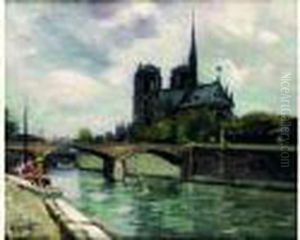 Notre-dame De Paris by Gustave Madelain