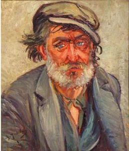 Portrait D'homme A La Casquette