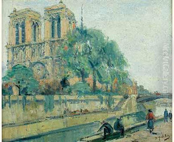 La Seine A Paris, Notre-dame - view 1