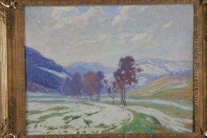 Vallee De La Thur, Hiver by Paul Madeline