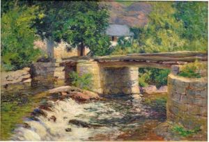 Paysage A La Retenue D'eau Paysage A La Retenue D'eau