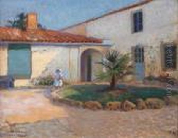 Fillette Au Jardin - view 1