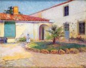 Enfant Au Cerceau A Taillebourg