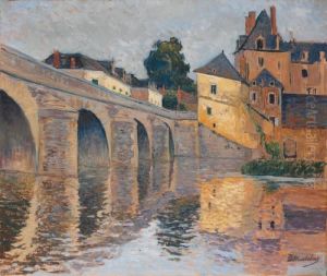 Le Pont Du Village by Paul Madeline
