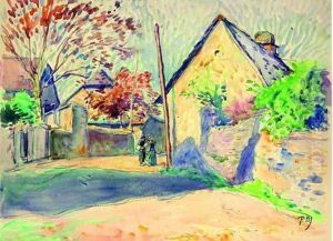Rue De Village by Paul Madeline