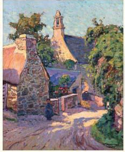 Vue De Village, Bretagne - view 1