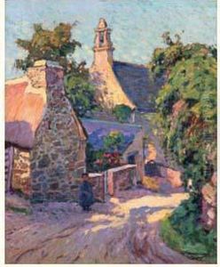 Vue De Village, Bretagne by Paul Madeline