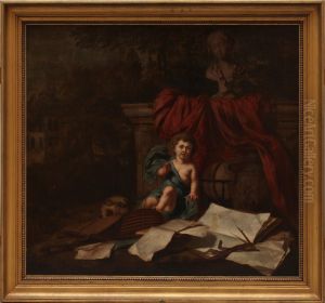 Boy In A Classical Landscape