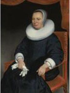 Portrait Of Lady by Nicolaes Maes