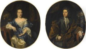 Portraits Of A Lady And Gentleman by Nicolaes Maes