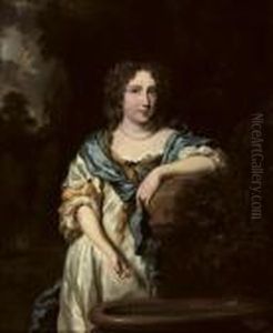 Portrait Of An Elegant Lady by Nicolaes Maes
