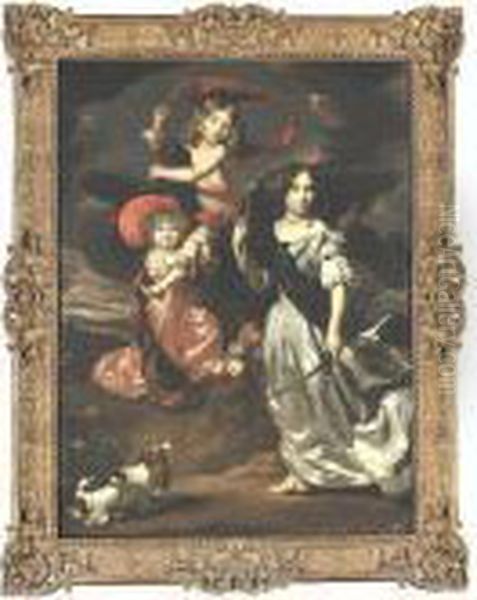 Portrait Of Three Children As Ceres, Ganymede, And Diana - view 1