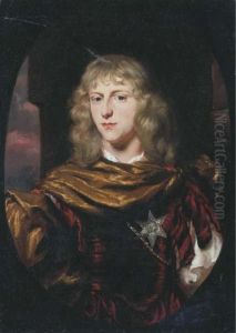 Portrait Of A Nobleman, Half-length, Wearing A European Order