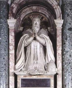 Statue of Sixtus V by Giovanni Antonio Paracca
