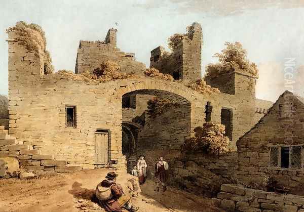 The Entrance To Conway Castle, Caernarvonshire - view 1