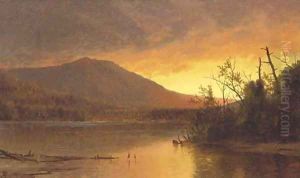 Mountain Sunset by John Adams Parker