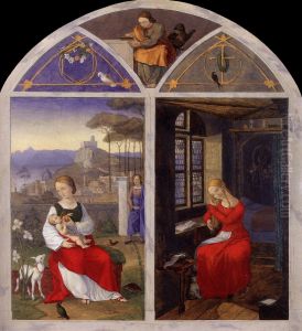 Shulamit and Maria 1810-11 by Franz Pforr