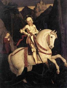 St George and the Dragon c. 1811 by Franz Pforr