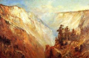 Grand Canyon of the Yellowstone River by Lucien Whiting Powell
