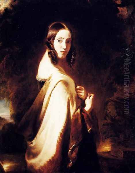 A Lady With A Shawl - view 1
