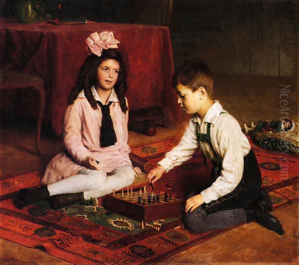 The Chess Match - view 1