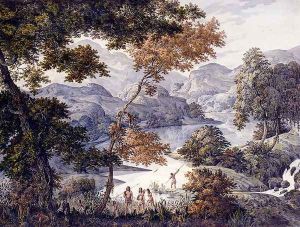 River Landscape With Indians by Manuel De Araujo Porto-Alegre