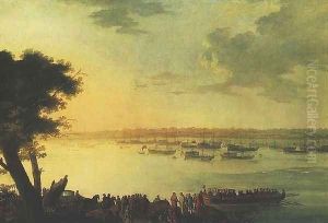 Departure of Catherine the Second from Kaniow in 1787