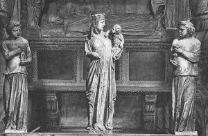 Madonna with the Child and Two Angels by Giovanni Pisano