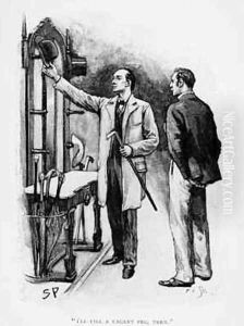 Ill fill a vacant peg, then, illustration for The Crooked Man, by Arthur Conan Doyle 1859-1930, published in Strand Magazine, July 189 by Sidney Paget