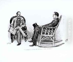 Nothing could be better, said Holmes, illustration from 'The Stockbrokers Clerk by Arthur Conan Doyle 1859-1930, published in Strand Magazine, March 1893 by Sidney Paget