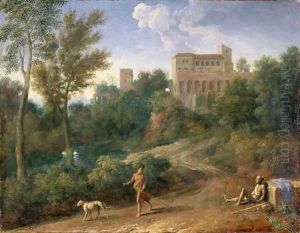 Classical Landscape with Figures, c.1672-5 by Gaspard Dughet