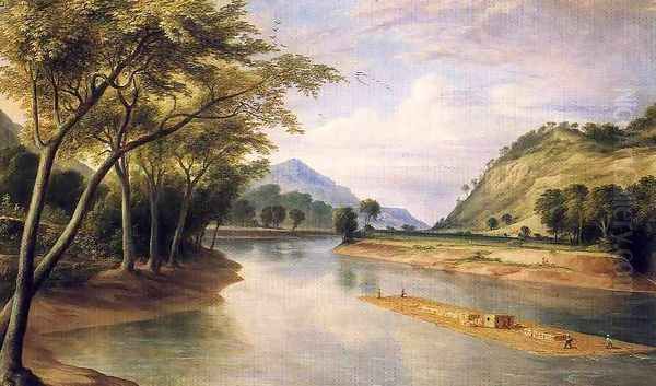 The Ohio River Near Marietta - view 1