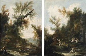 Paesaggio Con Pellegrini