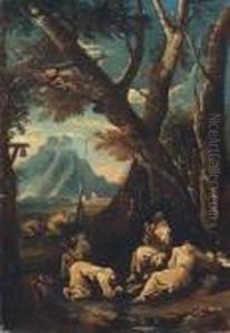 Monaci In Preghiera by Alessandro Magnasco
