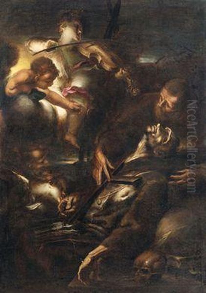 Der Heilige Franziskus In Ekstase/estasi Di San Francesco - view 1