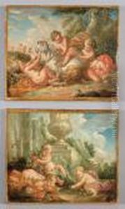 Putti" by Alessandro Magnasco