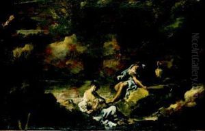 Capriccio Con Figure by Alessandro Magnasco