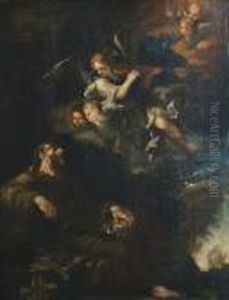 Saint Francis In Prayer by Alessandro Magnasco