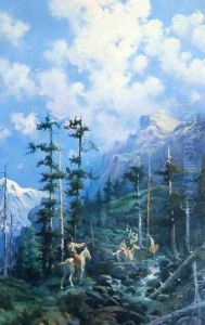 On Lolo Trail by Edgar Samuel Paxson