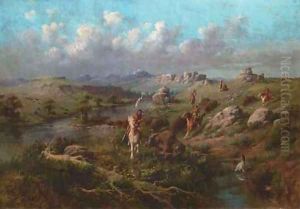 Indian Pursuit by Edgar Samuel Paxson