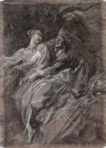 An Amorous Couple by Alessandro Magnasco