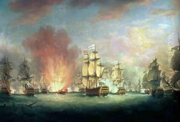The Moonlight Battle The Battle off Cape St Vincent, 16th January 1780 - view 1