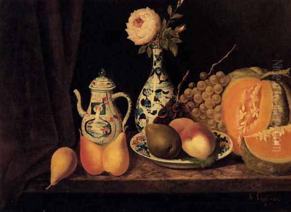 Still Life With Fruit And Oriental China - view 1