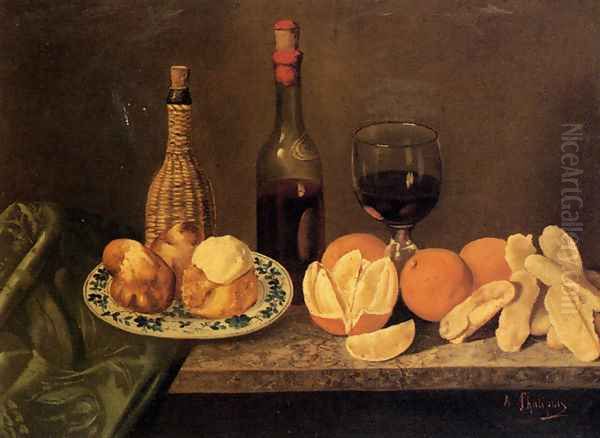 Still Life With Fruit And Oriental China I - view 1