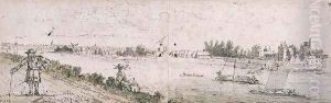 View of Lambeth from Millbank beside My Lord Peterborough's House