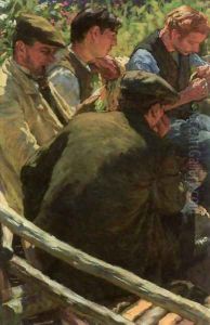 Lunch Break on the Field by Hugo Poll