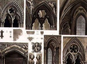 Fragments and Arches in Westminster Abbey, plate 11 from Westminster Abbey, engraved by Thomas Sutherland, pub. by Rudolph Ackermann 1764-1834 1811